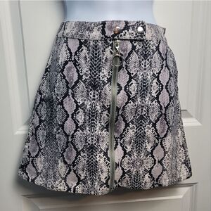 ALTAR'D STATE Snakeskin Print Skirt